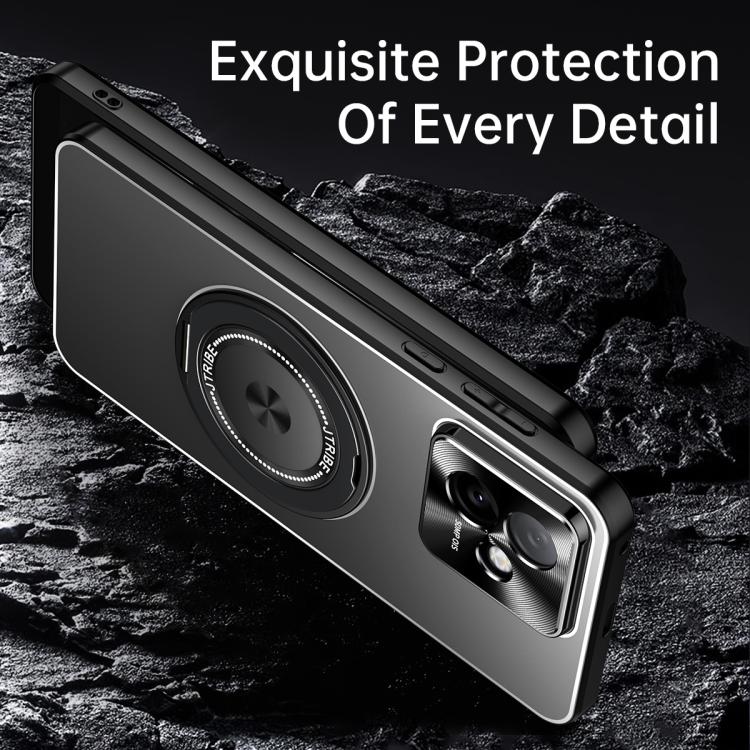 For Honor X60 GT Rotating Holder Frosted Metal Phone Case