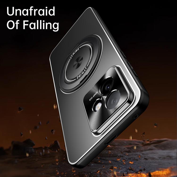 For Honor X60 GT Rotating Holder Frosted Metal Phone Case