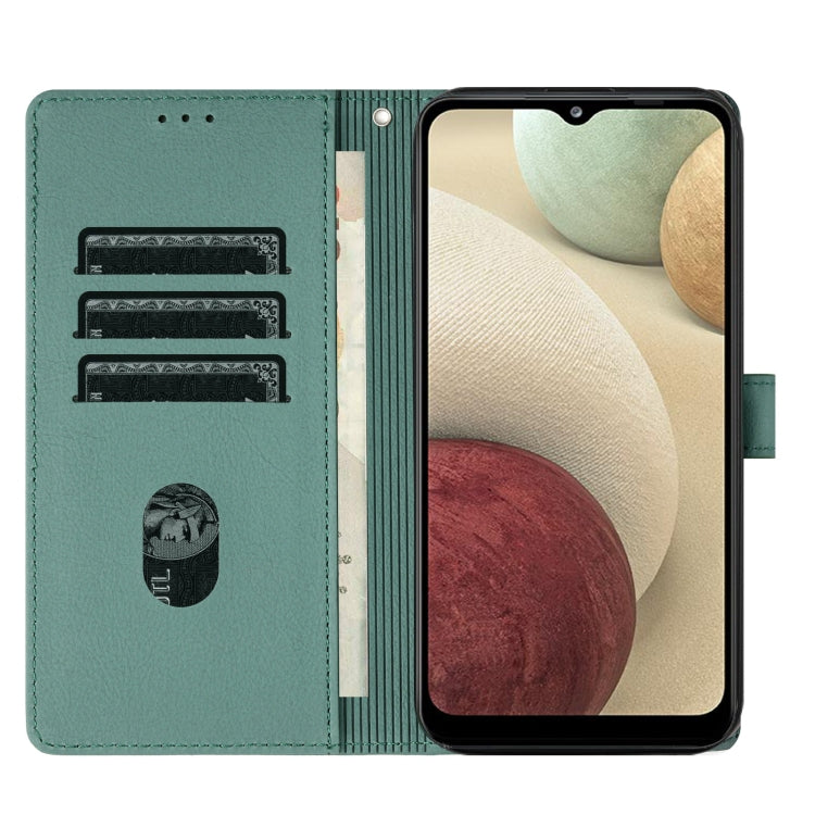 For Samsung Galaxy A13 4G / 5G Cartoon Elephant Embossed Leather Phone Case
