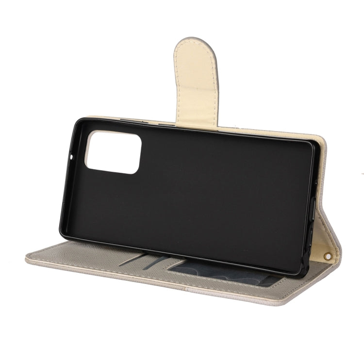 For Samsung Galaxy Note20 Color Splicing Horizontal Flip Leather Case with Holder & Card Slots & Wallet & Photo Frame
