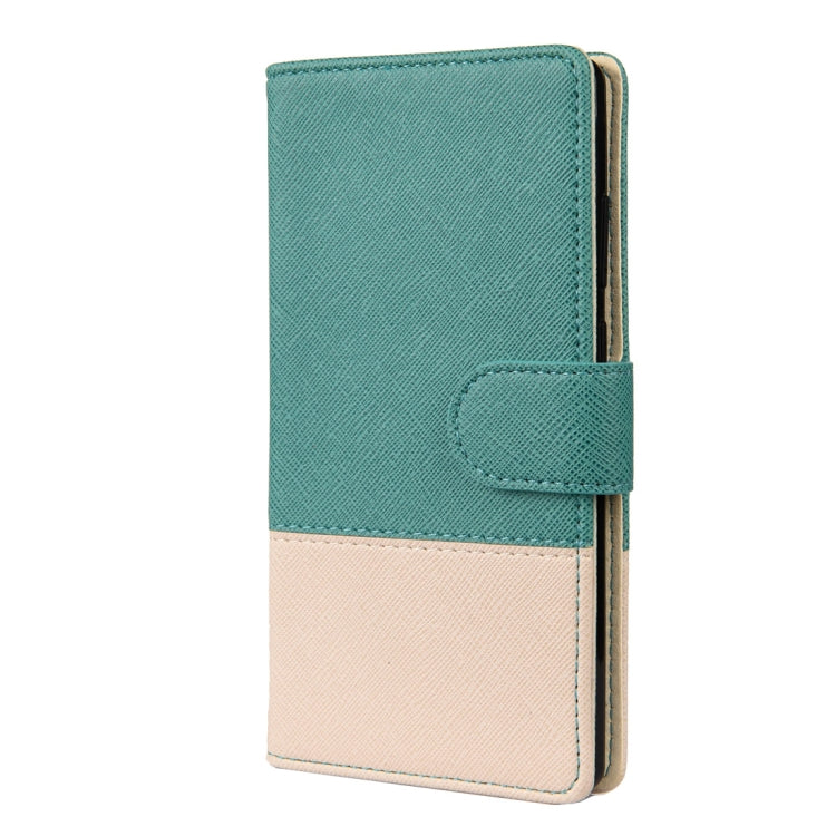 For Samsung Galaxy Note20 Color Splicing Horizontal Flip Leather Case with Holder & Card Slots & Wallet & Photo Frame