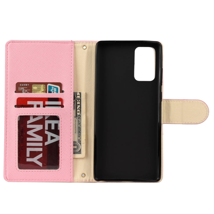 For Samsung Galaxy Note20 Ultra Color Splicing Horizontal Flip Leather Case with Holder & Card Slots & Wallet & Photo Frame