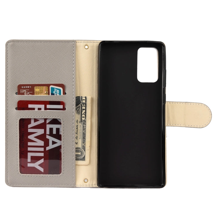For Samsung Galaxy Note20 Ultra Color Splicing Horizontal Flip Leather Case with Holder & Card Slots & Wallet & Photo Frame