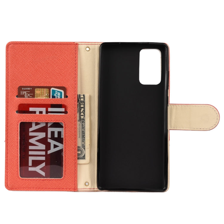 For Samsung Galaxy Note20 Ultra Color Splicing Horizontal Flip Leather Case with Holder & Card Slots & Wallet & Photo Frame