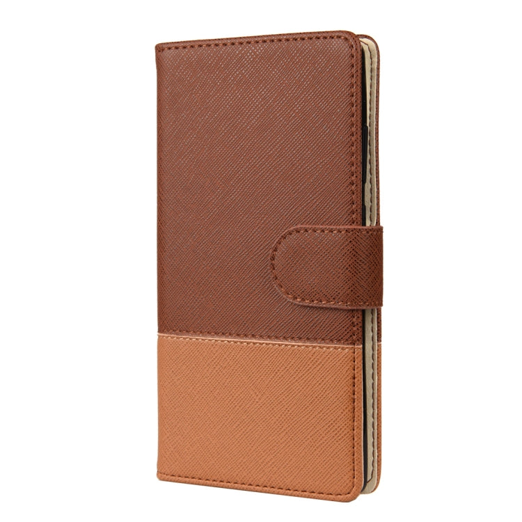 For Samsung Galaxy Note20 Ultra Color Splicing Horizontal Flip Leather Case with Holder & Card Slots & Wallet & Photo Frame