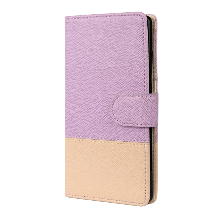 For Samsung Galaxy Note20 Ultra Color Splicing Horizontal Flip Leather Case with Holder & Card Slots & Wallet & Photo Frame