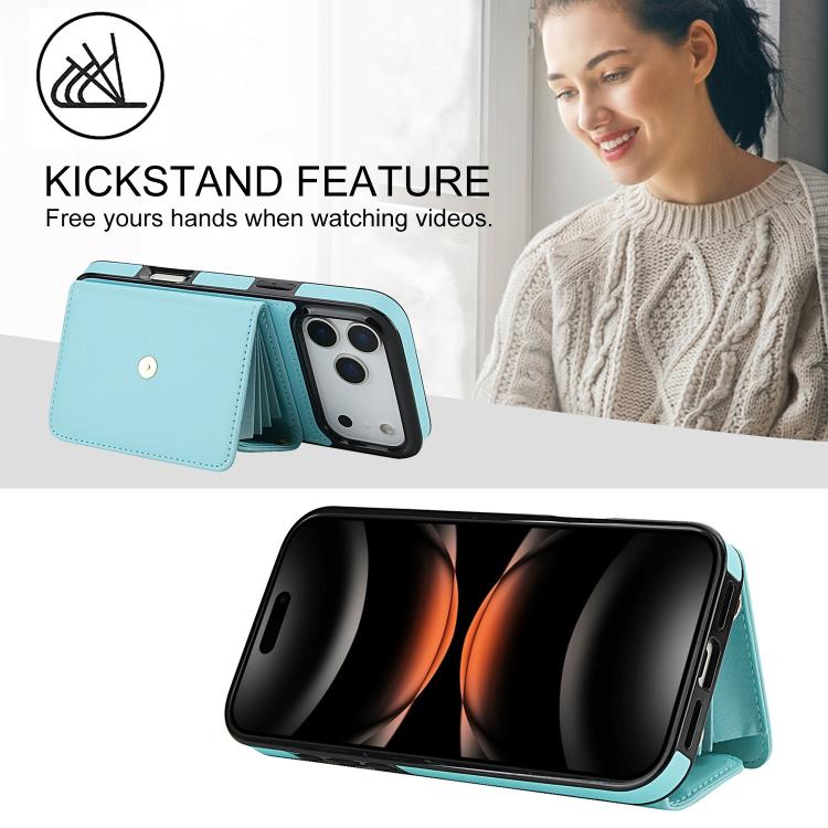 For iPhone 17 Pro Max RFID Card Slot Phone Case with Long Lanyard