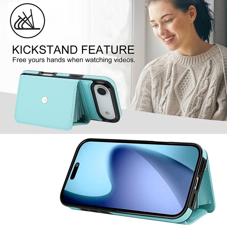 For iPhone  Air RFID Card Slot Phone Case with Long Lanyard