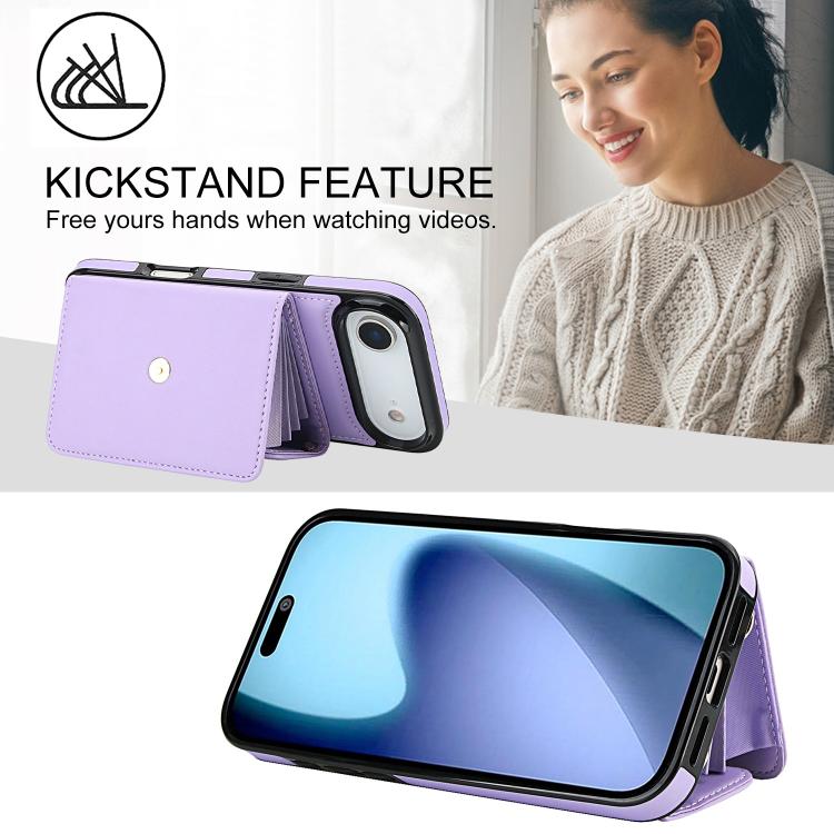 For iPhone  Air RFID Card Slot Phone Case with Long Lanyard