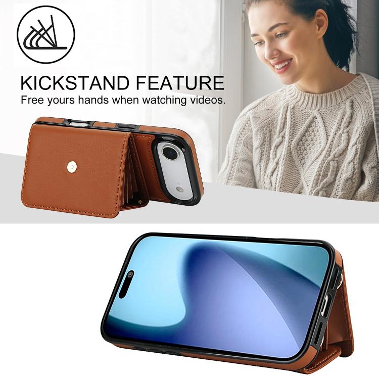 For iPhone  Air RFID Card Slot Phone Case with Long Lanyard