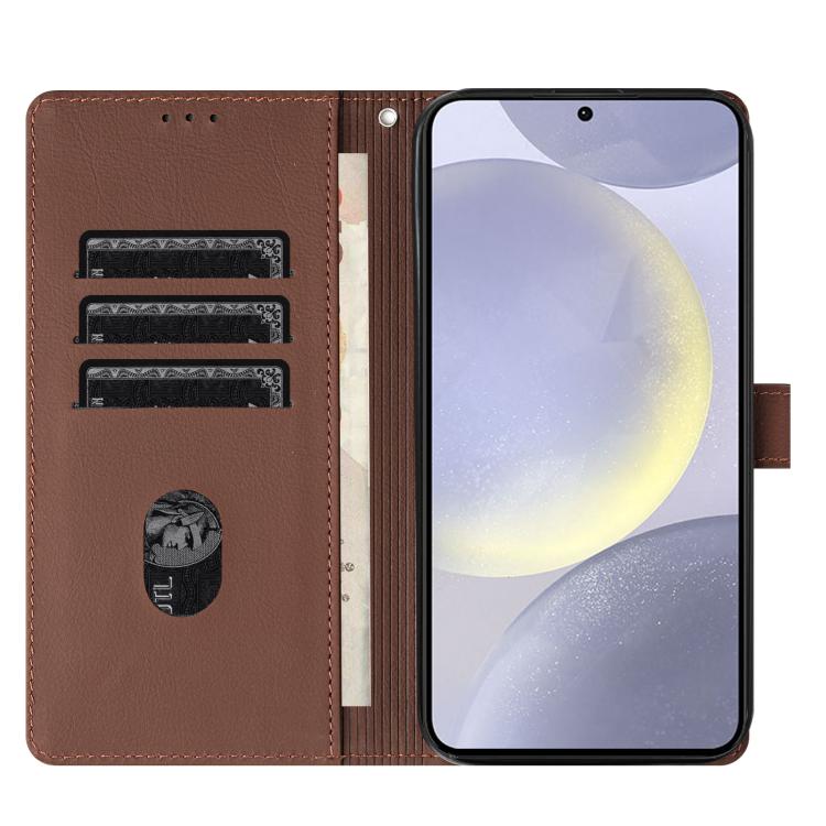 For Samsung Galaxy S26 5G Cartoon Elephant Embossed Leather Phone Case