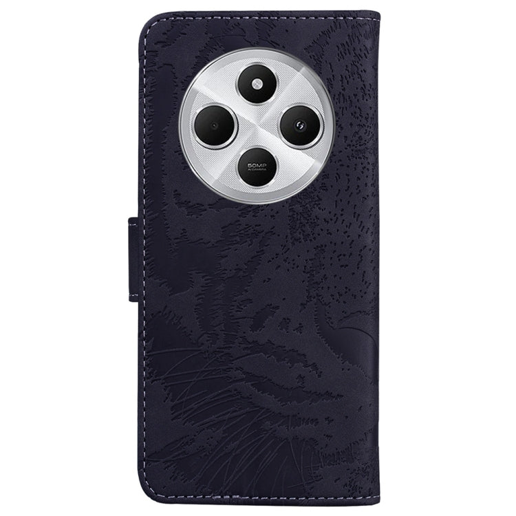 For Redmi 14C 4G Tiger Embossing Pattern Leather Phone Case