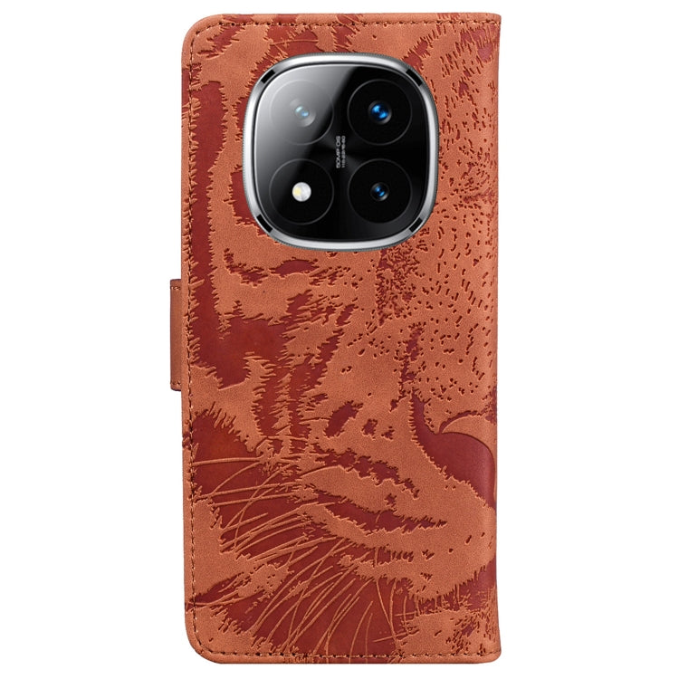 For Redmi Note 14 Pro / Note 14 Pro+ 5G Tiger Embossing Pattern Leather Phone Case