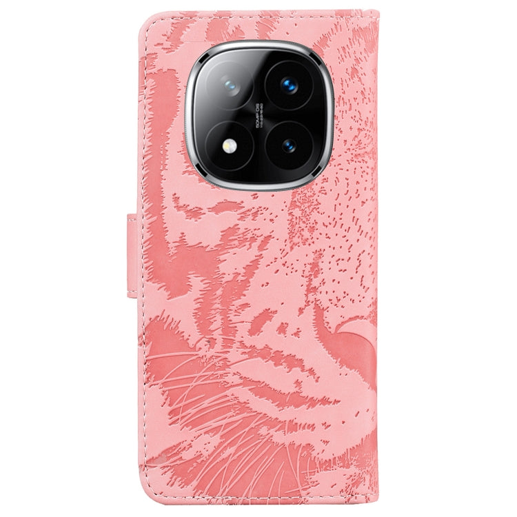 For Redmi Note 14 Pro / Note 14 Pro+ 5G Tiger Embossing Pattern Leather Phone Case