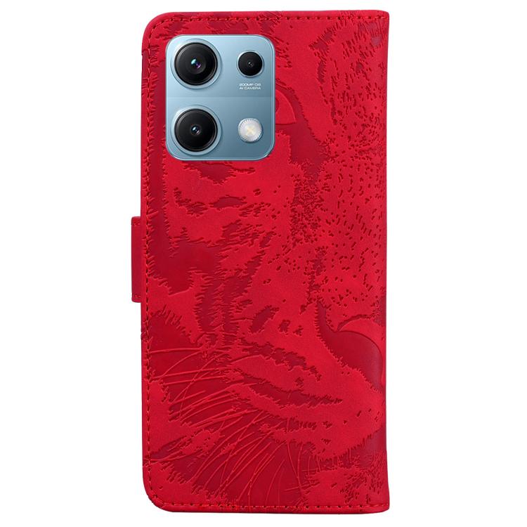 For Redmi Note 14S 4G Tiger Embossing Pattern Leather Phone Case