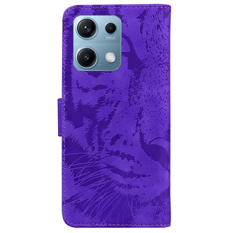 For Redmi Note 14S 4G Tiger Embossing Pattern Leather Phone Case