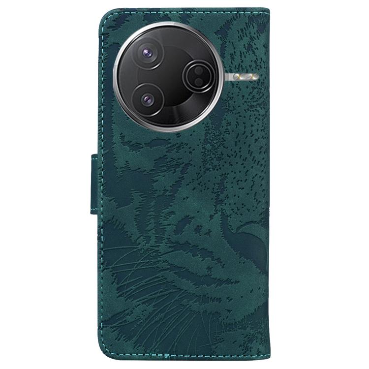 For Redmi K80 / K80 Pro / Xiaomi Poco F7 Pro Tiger Embossing Pattern Leather Phone Case