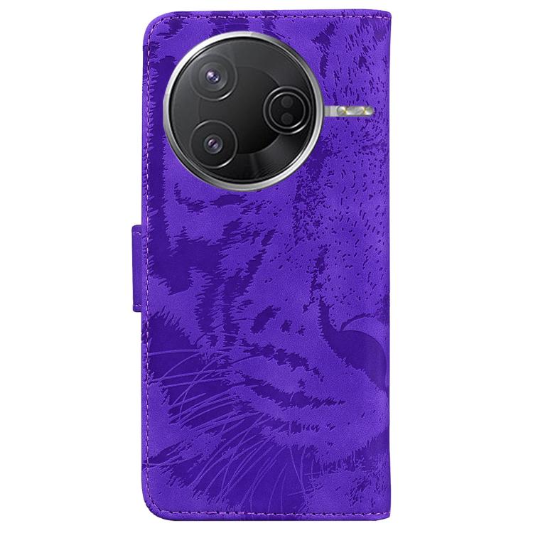 For Redmi K80 / K80 Pro / Xiaomi Poco F7 Pro Tiger Embossing Pattern Leather Phone Case