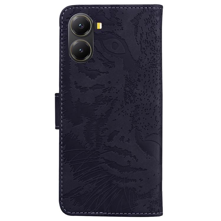 For Redmi Turbo 4 / Xiaomi Poco X7 Pro Tiger Embossing Pattern Leather Phone Case