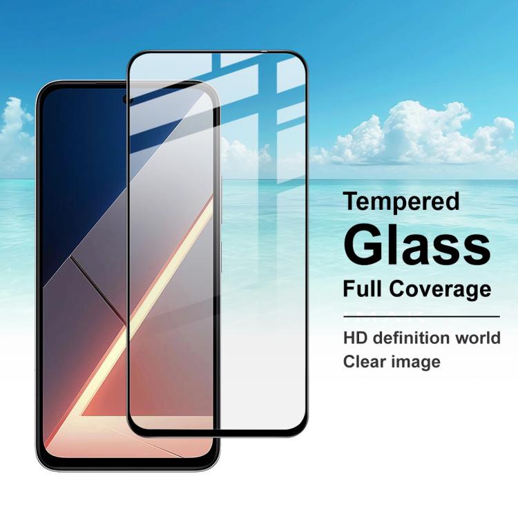 For Xiaomi POCO M7 4G 169mm imak 9H Surface Hardness Full Screen Tempered Glass Film Pro+ Series
