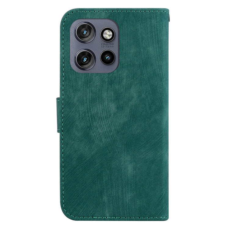 For Motorola Edge 50 Neo 5G Global Little Tiger Embossed Leather Phone Case