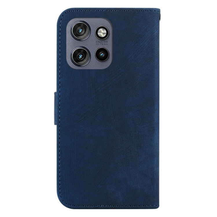For Motorola Edge 50 Neo 5G Global Little Tiger Embossed Leather Phone Case