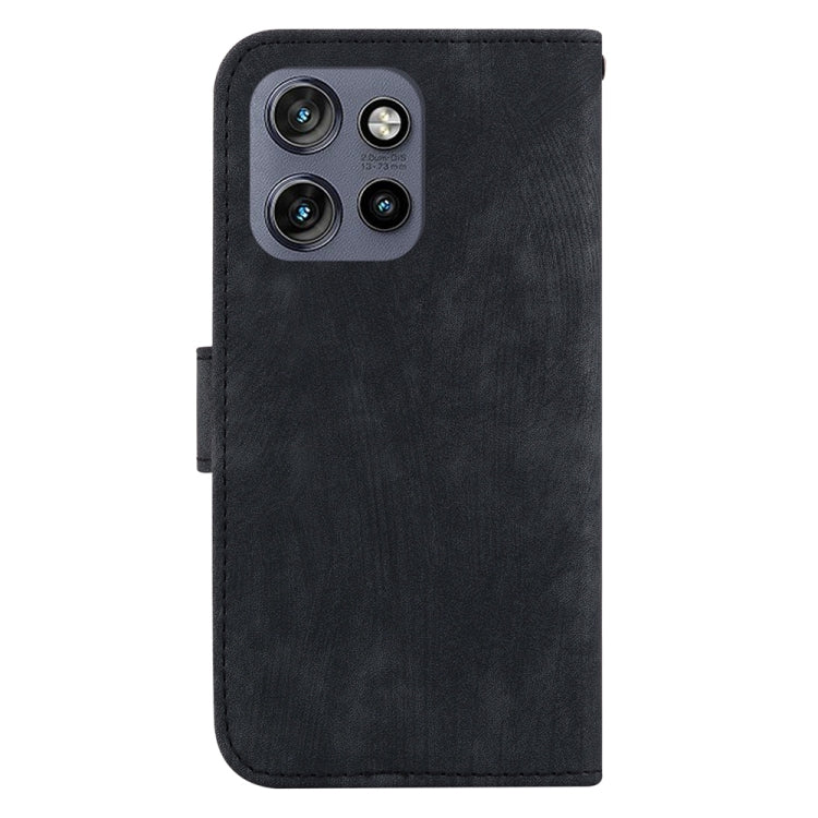 For Motorola Edge 50 Neo 5G Global Little Tiger Embossed Leather Phone Case