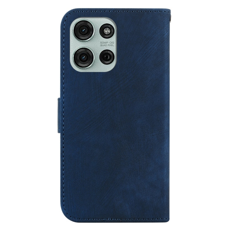 For Motorola Moto G75 5G Little Tiger Embossed Leather Phone Case