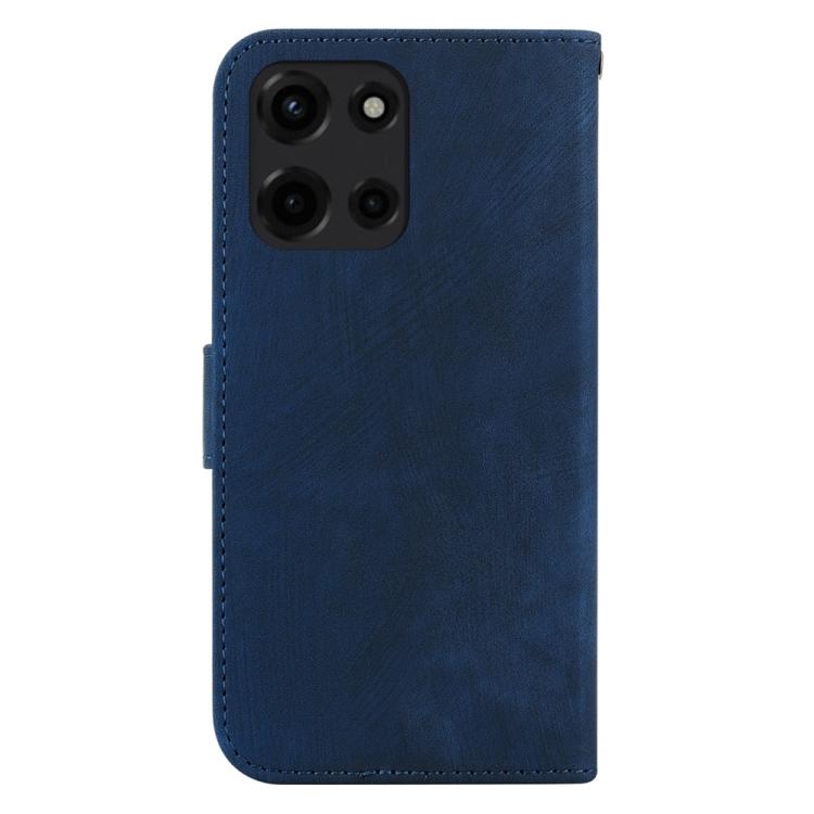 For Motorola Moto G 5G 2025 Little Tiger Embossed Leather Phone Case