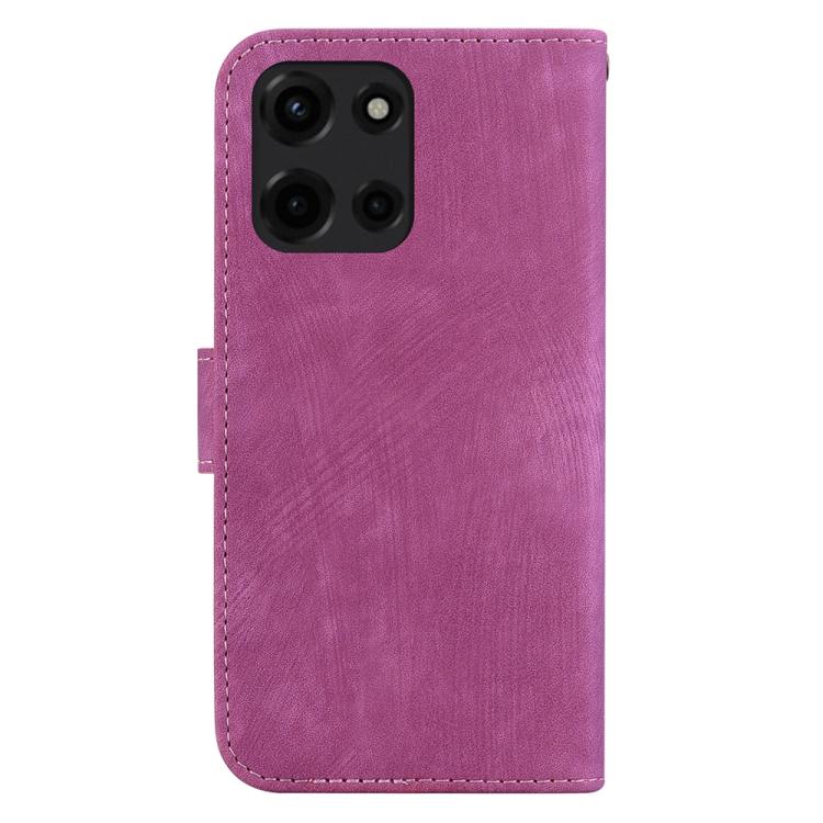 For Motorola Moto G 5G 2025 Little Tiger Embossed Leather Phone Case