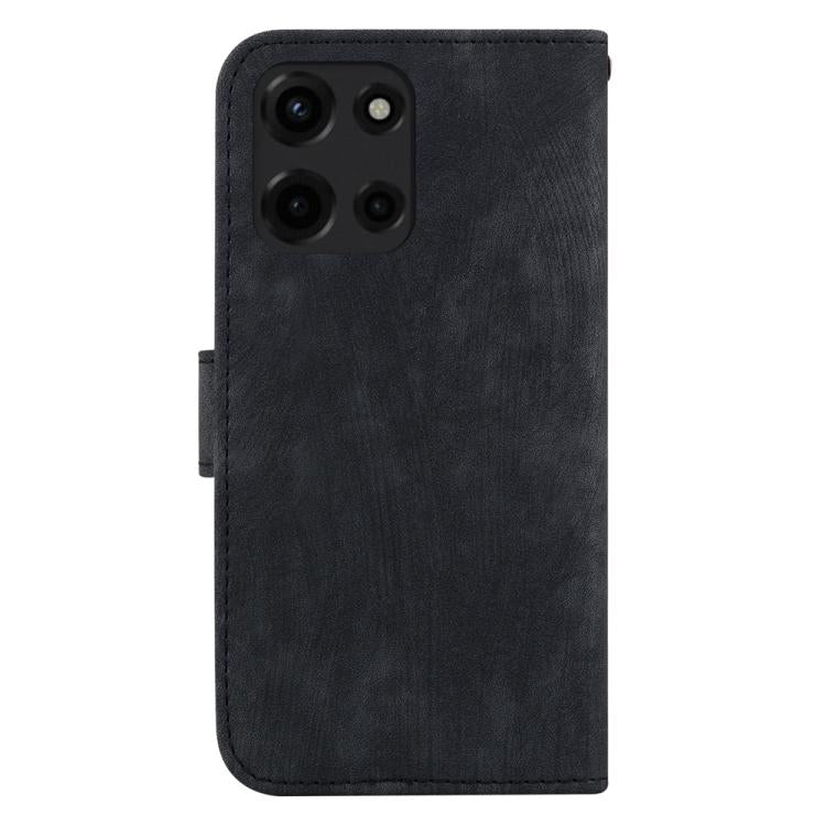 For Motorola Moto G 5G 2025 Little Tiger Embossed Leather Phone Case