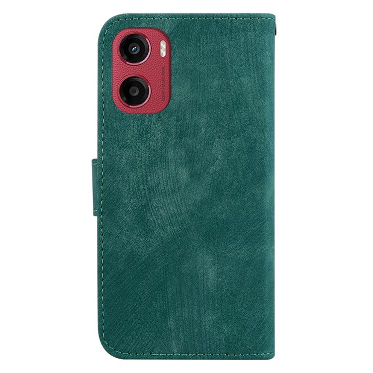 For Motorola Moto G05 / E15 Little Tiger Embossed Leather Phone Case