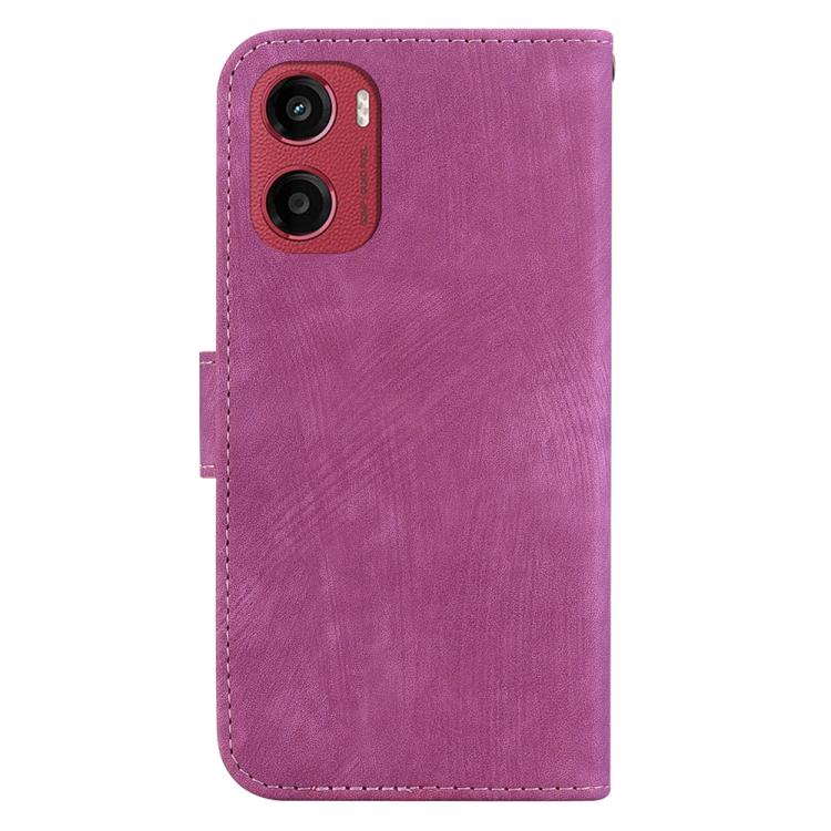 For Motorola Moto G05 / E15 Little Tiger Embossed Leather Phone Case