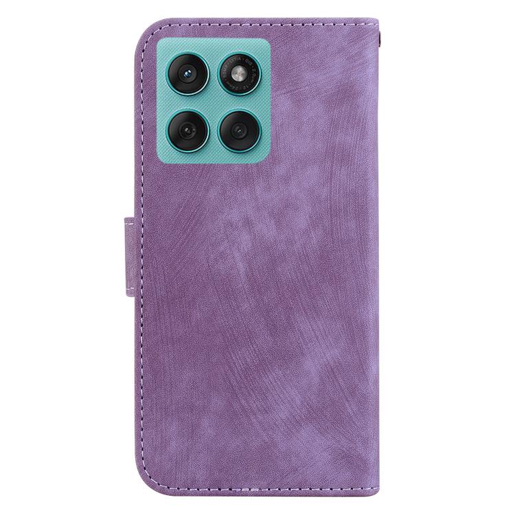 For Motorola Edge 60 Fusion / Edge 5G 2025 Little Tiger Embossed Leather Phone Case