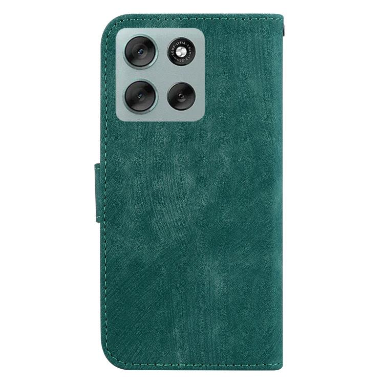 For Motorola Moto G56 5G / G66j 5G / G66y 5G Little Tiger Embossed Leather Phone Case