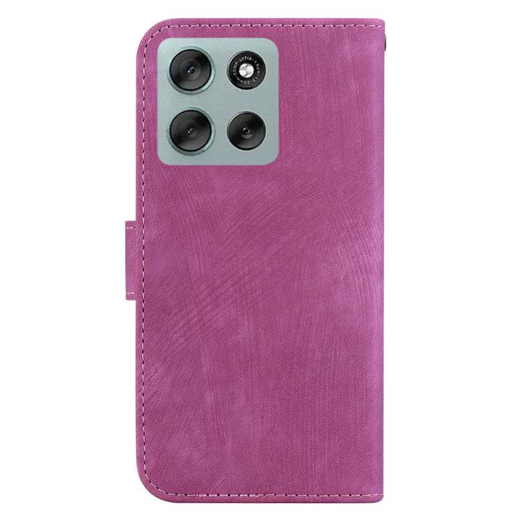 For Motorola Moto G56 5G / G66j 5G / G66y 5G Little Tiger Embossed Leather Phone Case