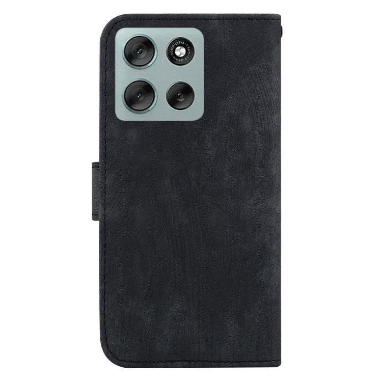 For Motorola Moto G56 5G / G66j 5G / G66y 5G Little Tiger Embossed Leather Phone Case