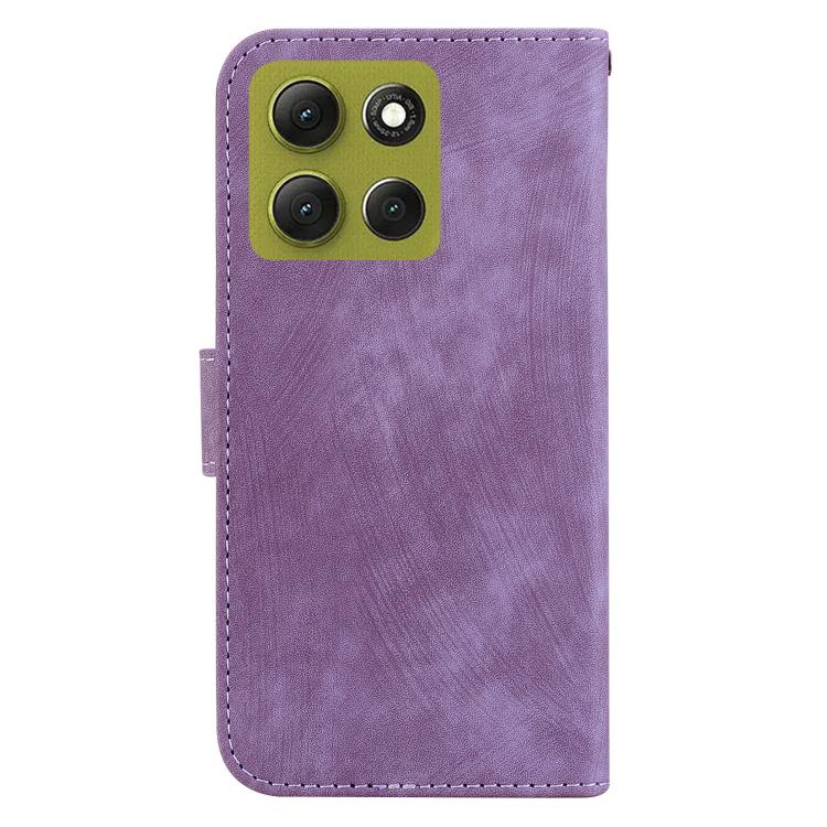 For Motorola Moto G86 5G Little Tiger Embossed Leather Phone Case