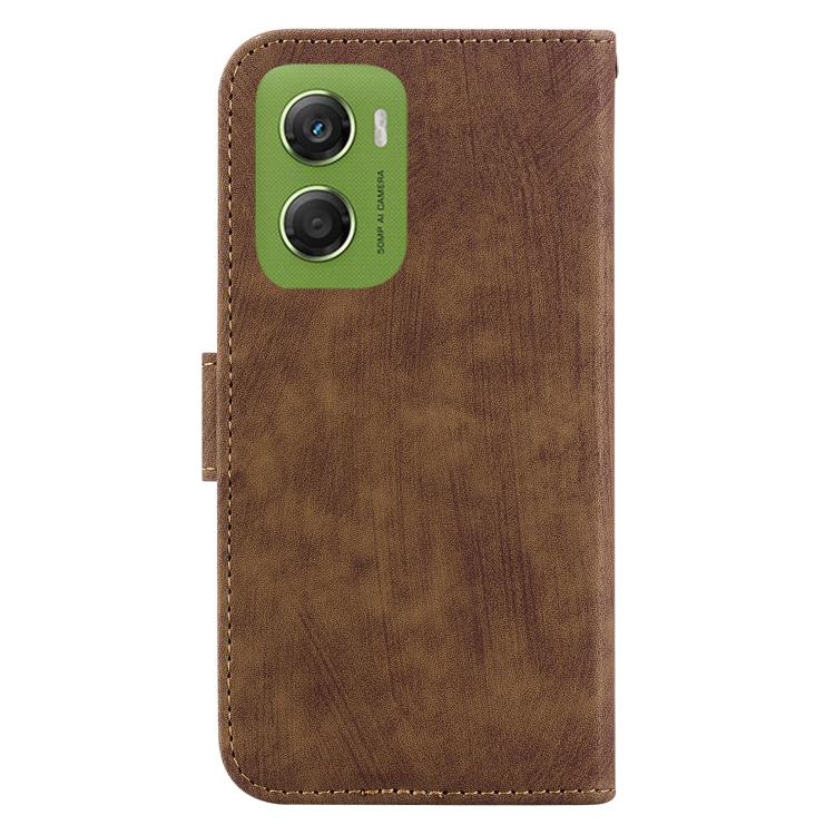 For Motorola Moto G06 4G Little Tiger Embossed Leather Phone Case