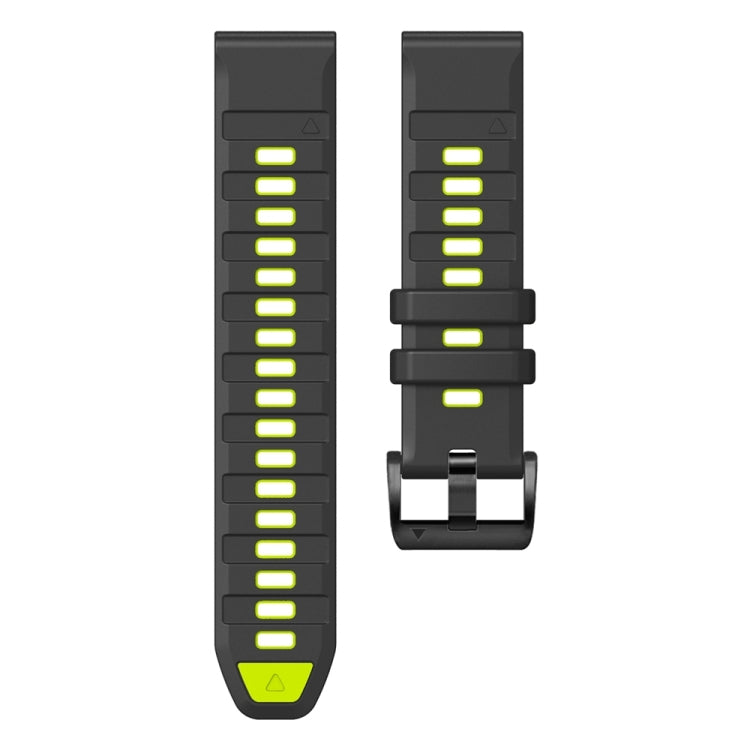 For Garmin 26mm Official Two Color Quick Release Silicone Watch Band