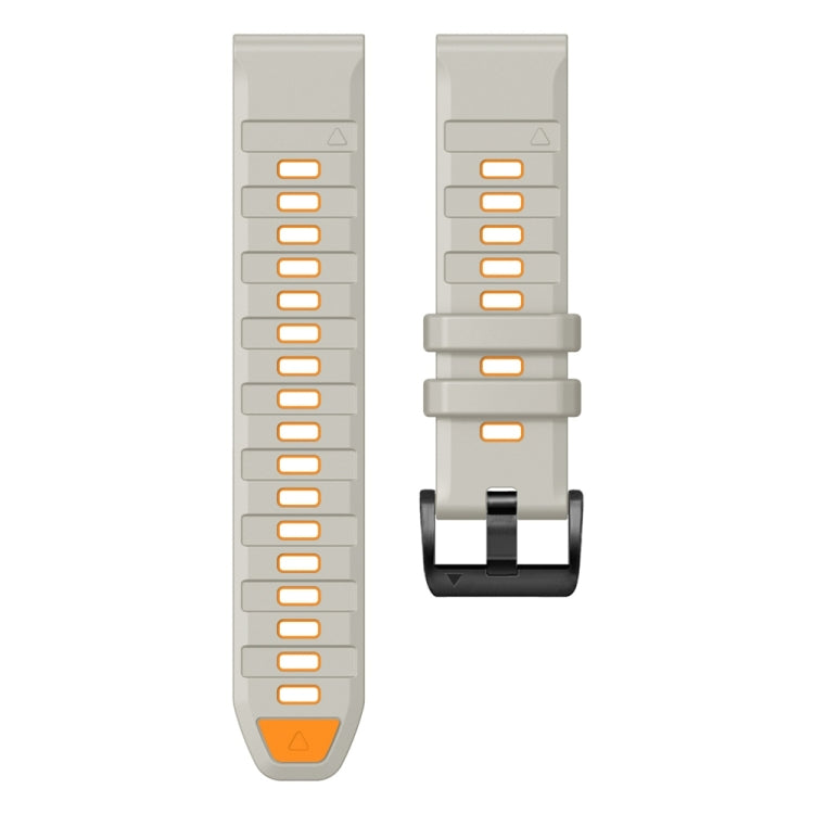 For Garmin 26mm Official Two Color Quick Release Silicone Watch Band