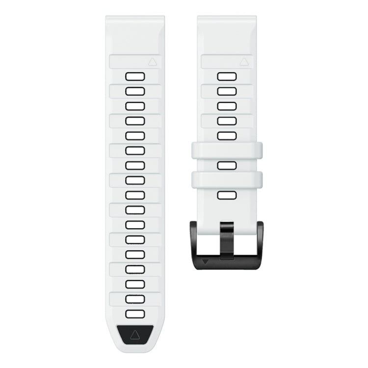 For Garmin 22mm Official Two Color Quick Release Silicone Watch Band