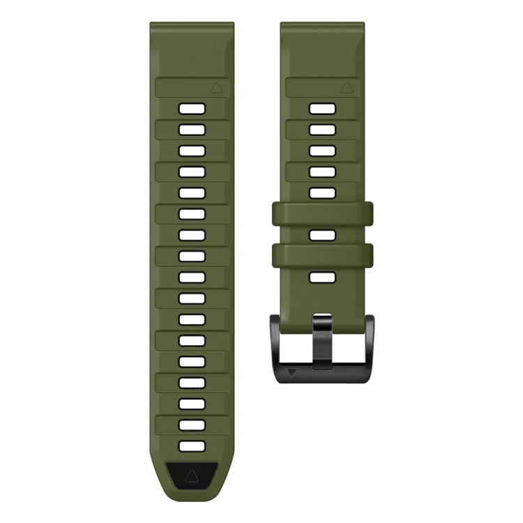 For Garmin 22mm Official Two Color Quick Release Silicone Watch Band