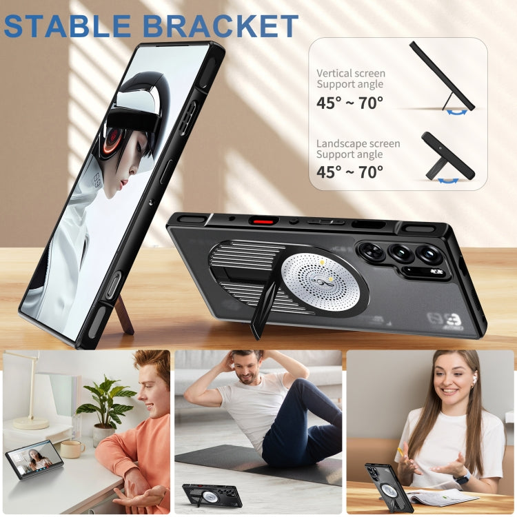 For ZTE nubia RedMagic 9 Pro / 9S Pro Heat Dissipation Aromatherapy MagSafe Holder Phone Case
