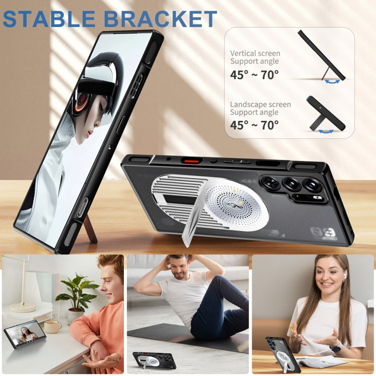 For ZTE nubia RedMagic 9 Pro / 9S Pro Heat Dissipation Aromatherapy MagSafe Holder Phone Case