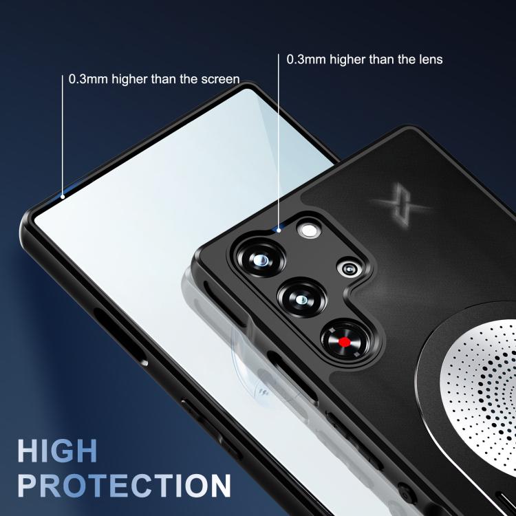 For ZTE nubia RedMagic 10 Pro+ Heat Dissipation Aromatherapy MagSafe Holder Phone Case