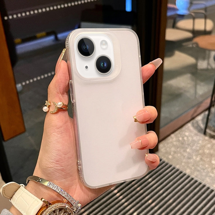 For iPhone 15 Plus Frosted Shockproof TPU Phone Case