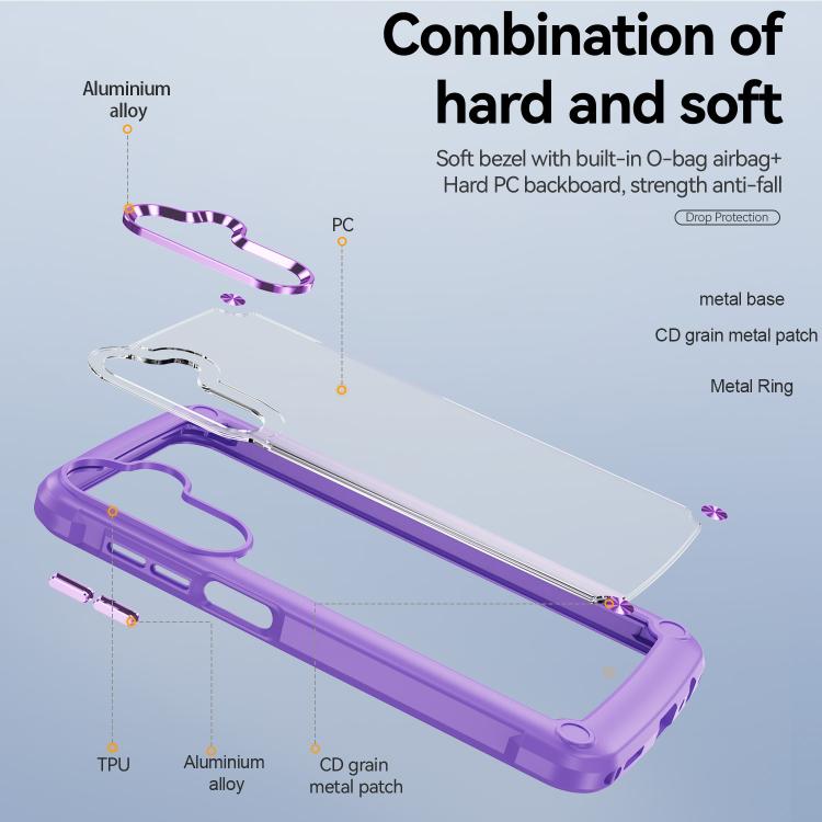 For Samsung Galaxy A56 5G TPU + PC Lens Protection Phone Case
