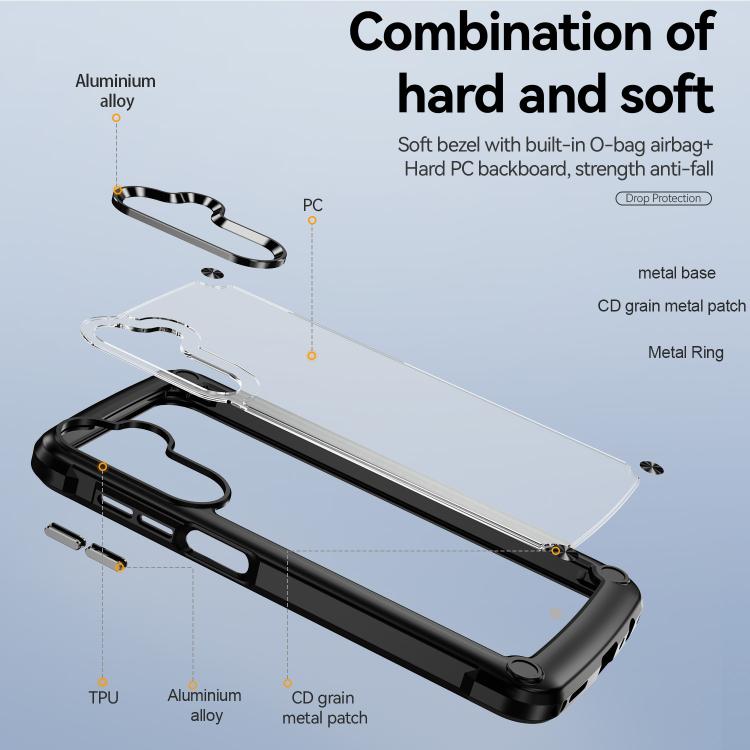 For Samsung Galaxy A37 5G TPU + PC Lens Protection Phone Case
