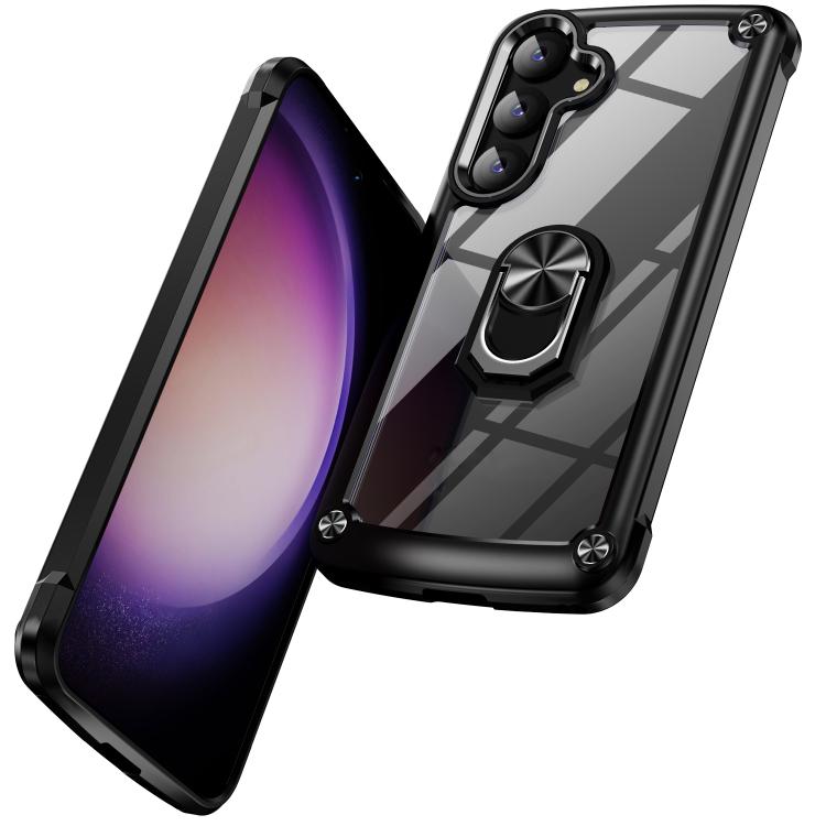 For Samsung Galaxy A57 5G TPU + PC Lens Protection Phone Case with Ring Holder